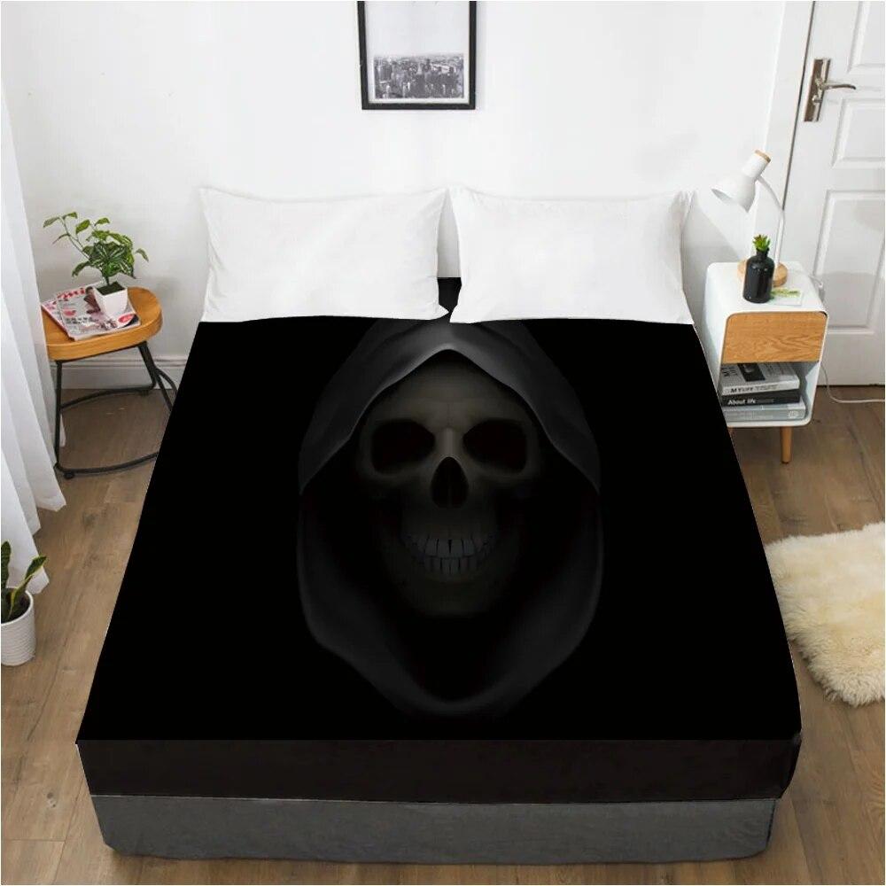 Cartoon Hallowmas Children's Elastic Fitted Sheet Bed Sheet With An Elastic Band Mattress Cover Bed Cover For Kids Baby Boy