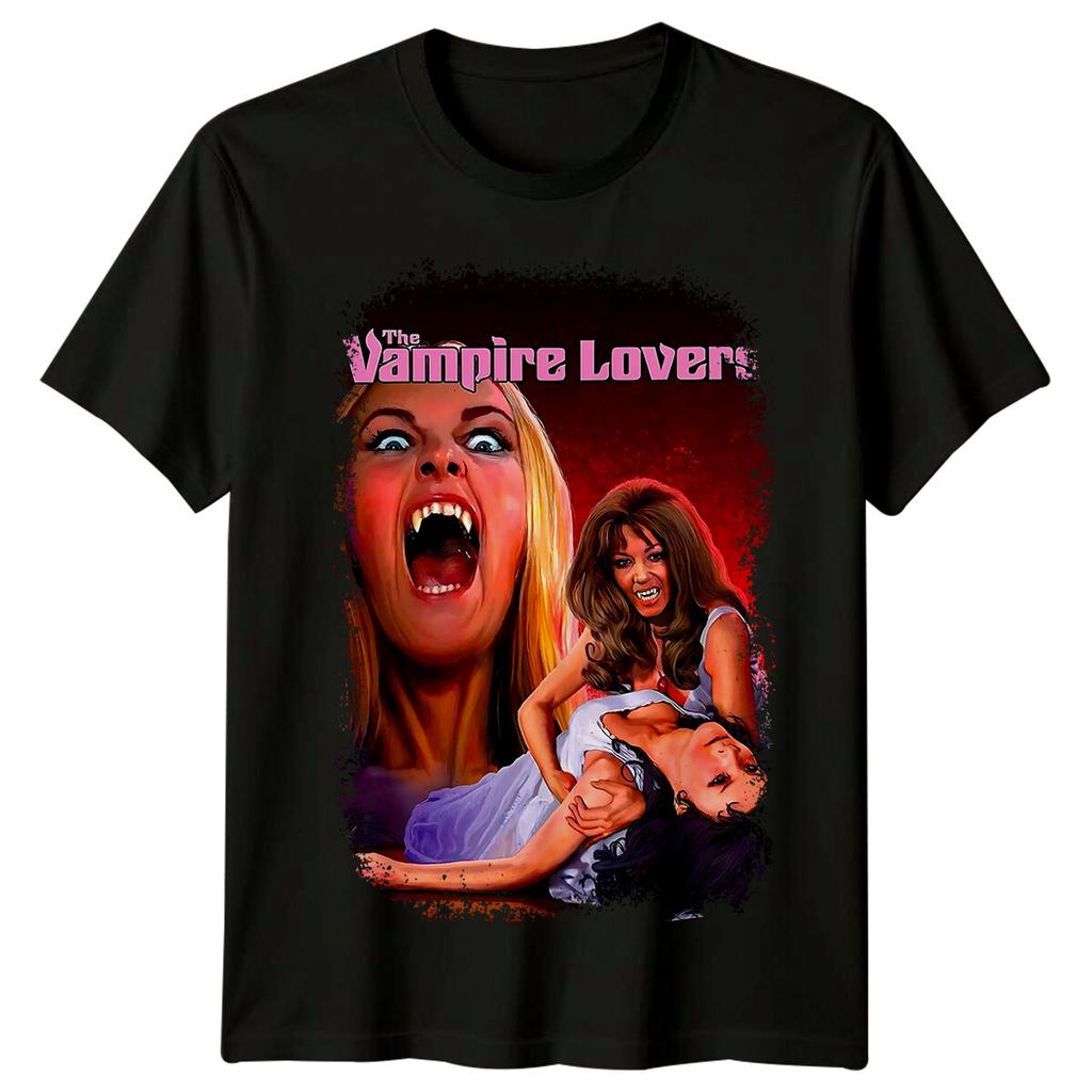 The Vampire Lovers (1970) Movie Poster Inspired T-Shirt Retro 80s Tee