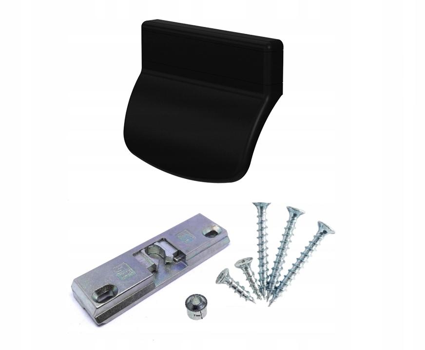 Balcony Latch with Window Door Handle Black
