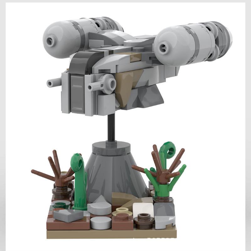 MOC-51912 Razor Scene Planet Small Particle Puzzle Assembling Building Block Set
