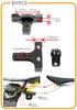 REC-MOUNTS Saddle Rail Mount Type 1 for GoPro HERO Series Cameras, Rear View Shooting [REC-B30-GP]