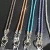 Glitter Crystal Rhinestone Phone Lanyard Bright Bling Bling Phone Case Chain Straps Phone Anti-lost Rope Phone Accessories