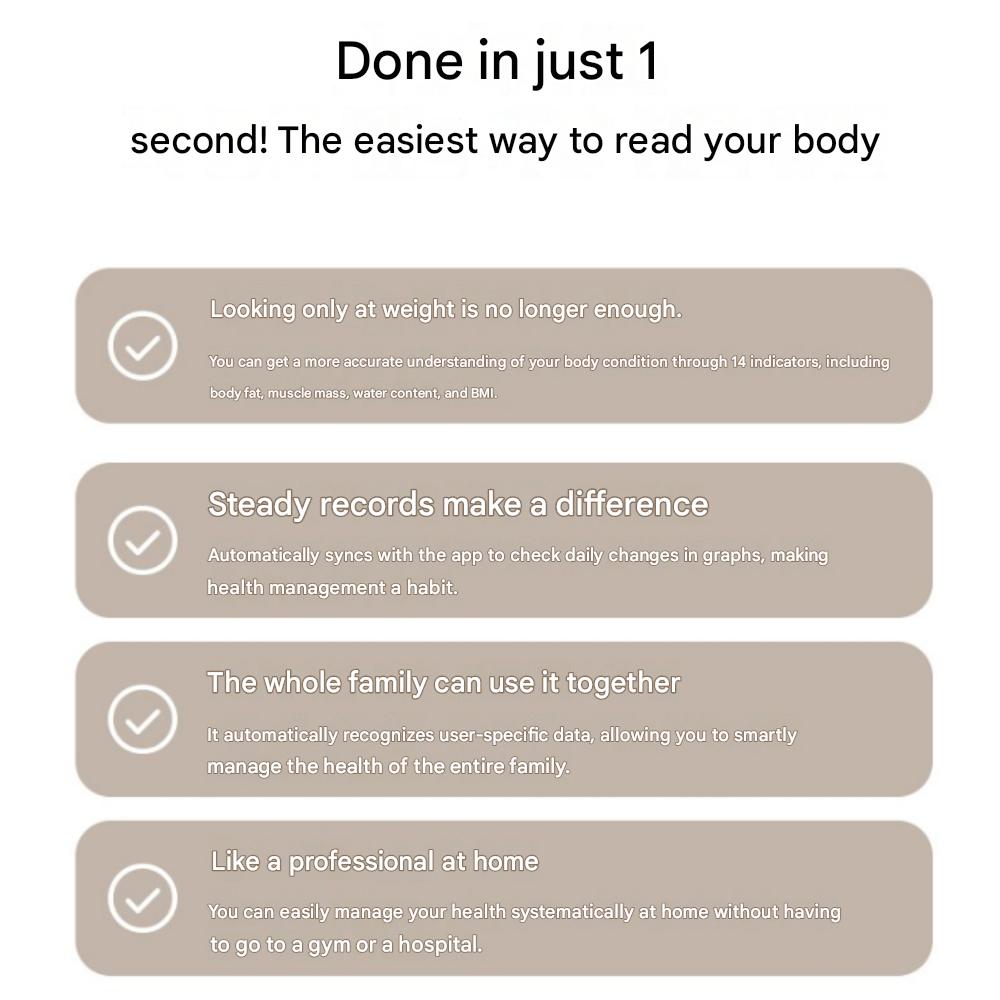 LKOUY Smart Scale for Home Use: Precise Measurement of Body Composition, Fat