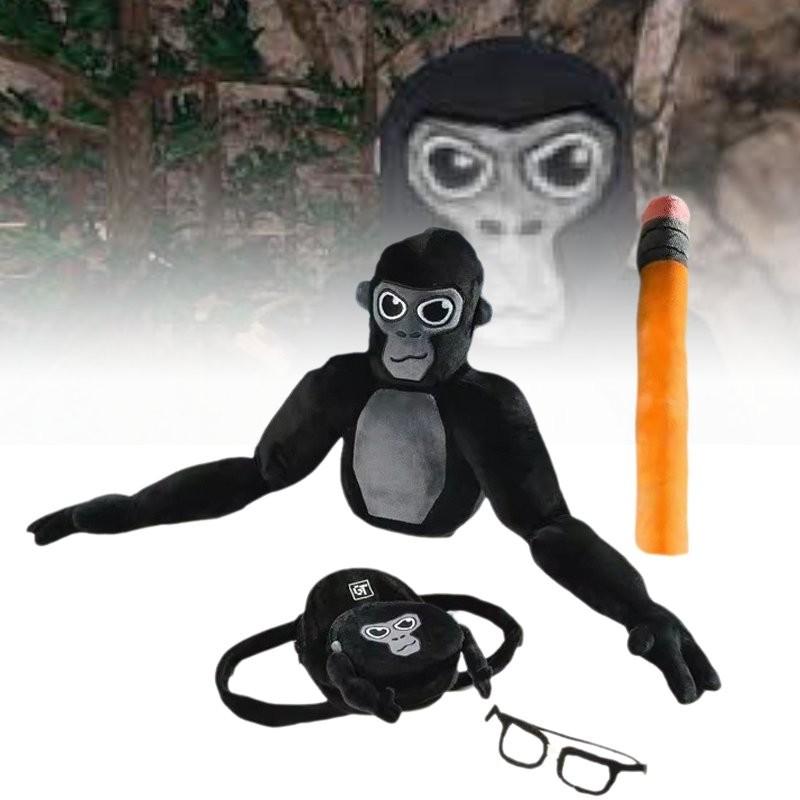Gorilla Game Tag Plush Toy Pen Glasses Backpack Pillow Room Gift Decoration