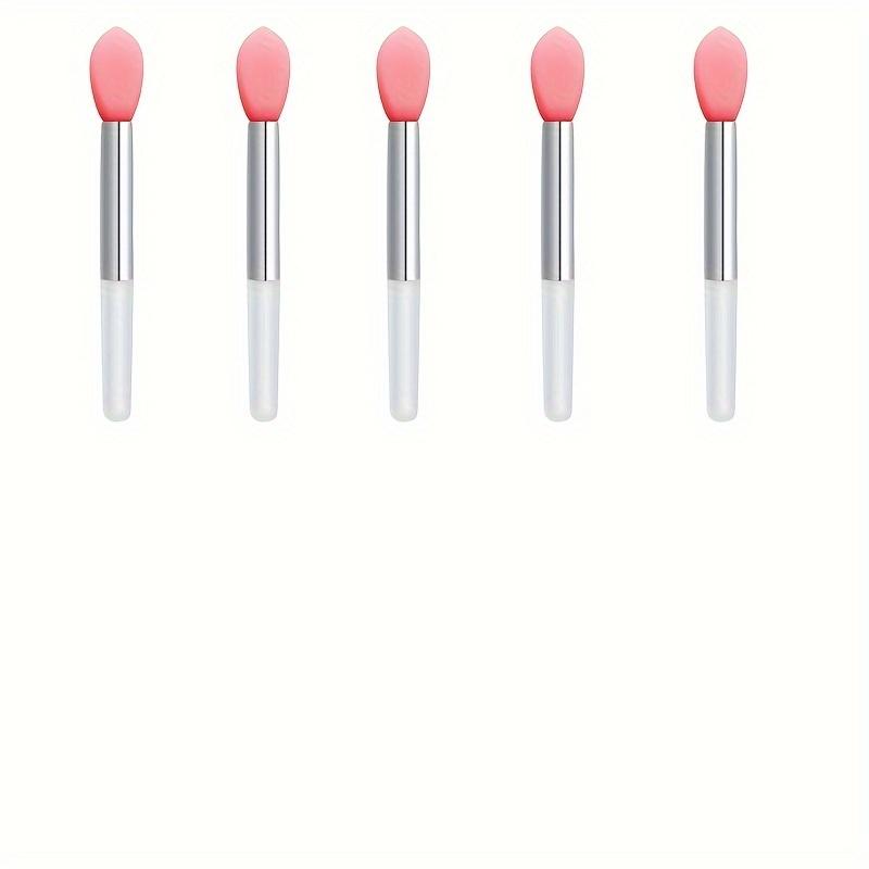 

Silicone Lip Brush, Lipstick Brush, Mini Lip Mask and Lip Gloss Applicator, Small Portable Stick for Beginners красный