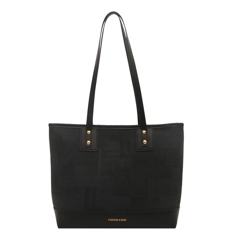 Large capacity fashion Korean version temperament work commuter bag women's new shoulder underarm bag portable tote bag