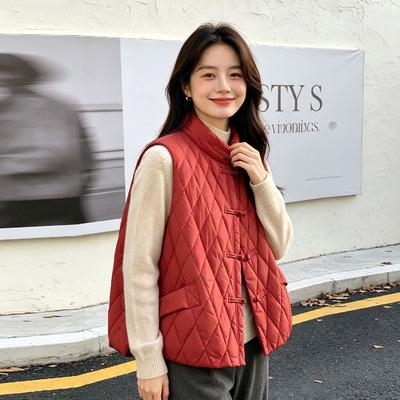 Down Vest Women's Winter Down Jacket Vest Short Duck Down Vest Vest Vest Outer Wear