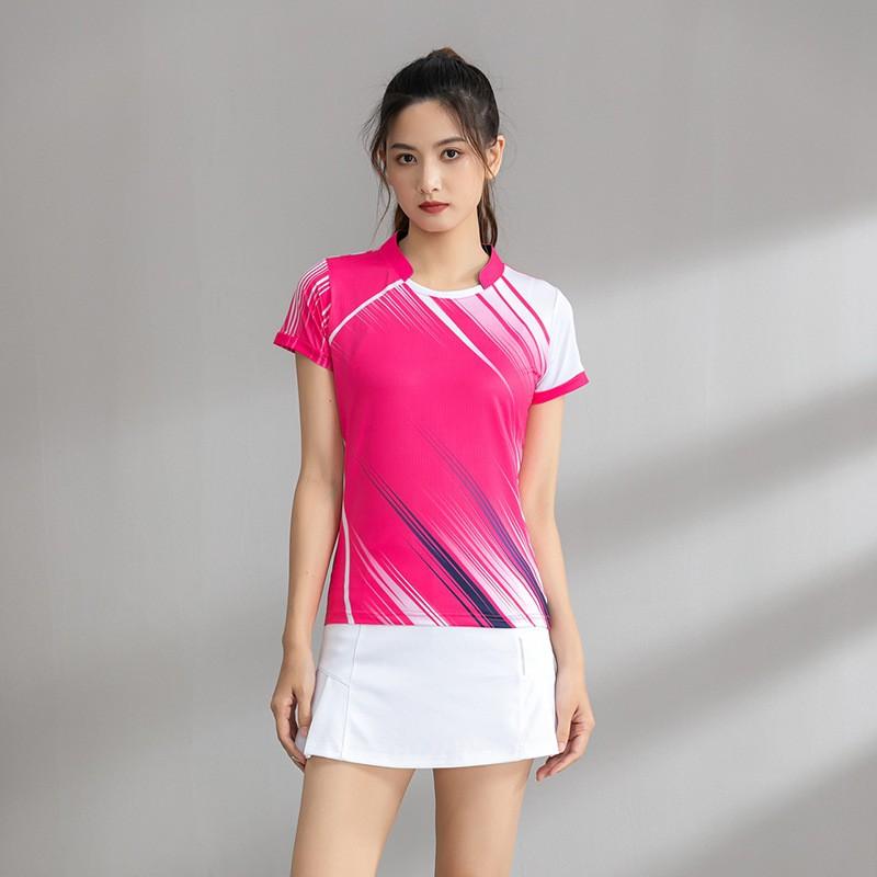Set Sportivo in Fibra di Bambù ad Asciugatura Rapida Top a Manica Corta e Pantaloncini Unisex per Badminton, Pallavolo, Corsa, Palestra, Fitness