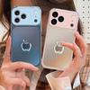 Metallic Gray Texture For iPhone 17 Air 16 E 15 14 13 Plus 12 Mini 11 17 Pro Max XR Xs Max 16E 7 8 Tempered Glass Phone Case
