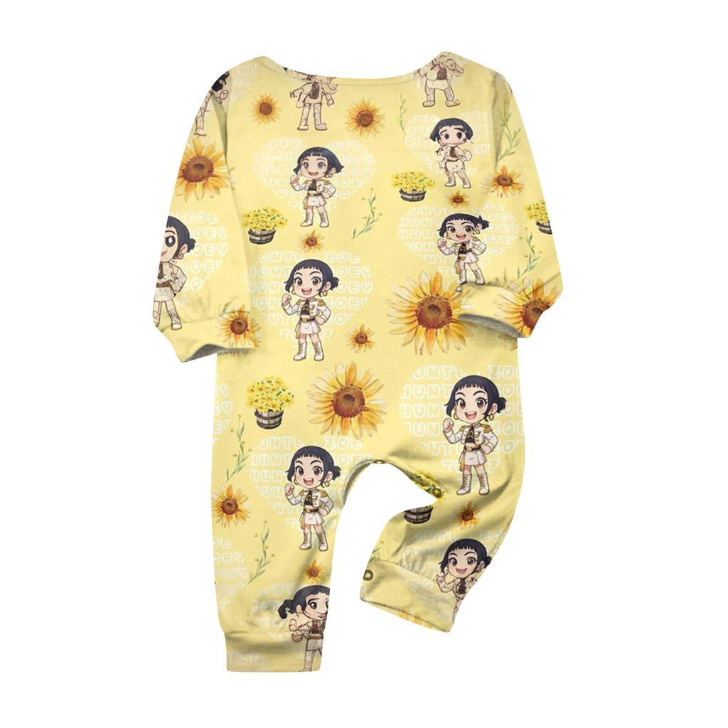 Prints Family Matching Long Sleeve Tops+Pants Set Family Matching Sets