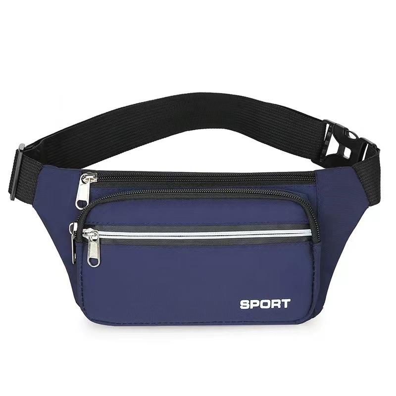 New Fanny Pack Men's Multi-functional Messenger Bag Men's High-end Fanny Pack Anti-splashing Light Mobile Phone Bag