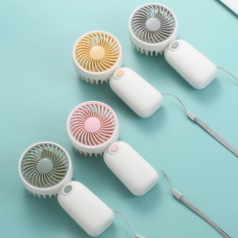 Rechargeable Pocket Fan Lightweight Portable Cooling Device For Office Camping Commuting With Silents Operations