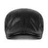 Zhen Yueqi PU Leather Duckbill Hat with Earflaps