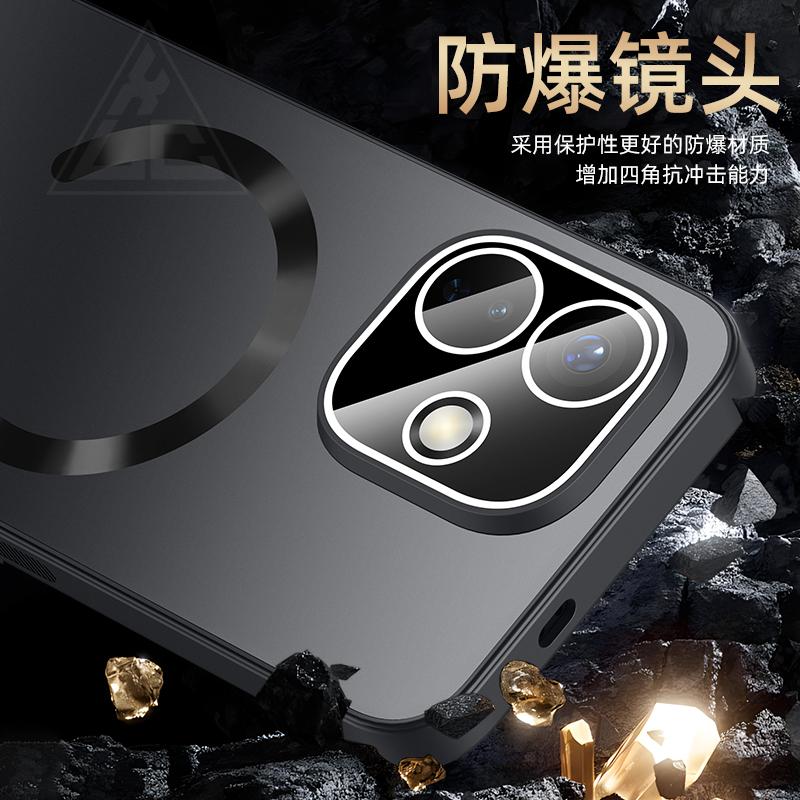 For XIAOMI Redmi Note 17 17Pro 5G Lens Film Protection Back Case For Note 17 Pro Max For Magsafe Magnetic Shockproof Hard Cover