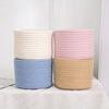Nordic Cotton Rope Storage Baskets Woven Desktop Sundries Kids Toys Organizer Box Keys Snacks Box Sundries Organizer