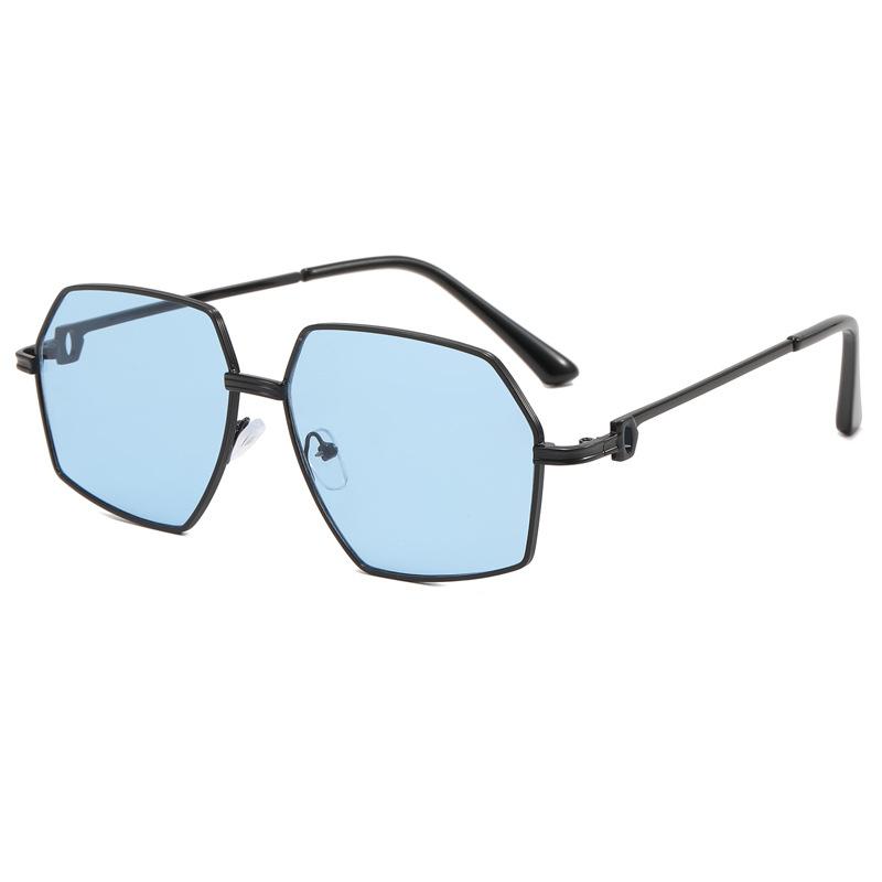 Polygon Shape Sunglasses For Women Fashion Trendy Uv400 Protection Men'S Sun Glasses Outdoor Travelling Female Sunglass