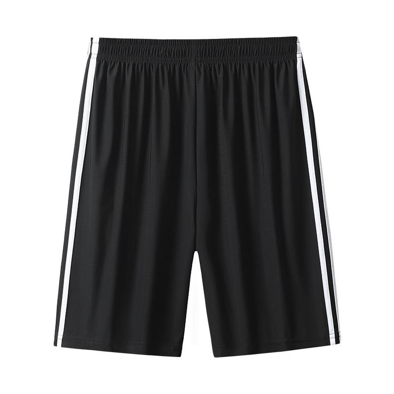 Summer Ice Silk Shorts for Men, Thin, Loose, Plus Size Sports Pants, Ice Silk Shorts, Casual Pants, Quick Drying Ice Silk Five Quarter Pants