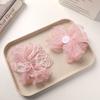 Organza Fabric Flower Patch Beaded Flower Flower Applique  Clothing Decoration