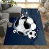 1pc Soccer Ball rug home carpet design for office decor gift living room bedroom