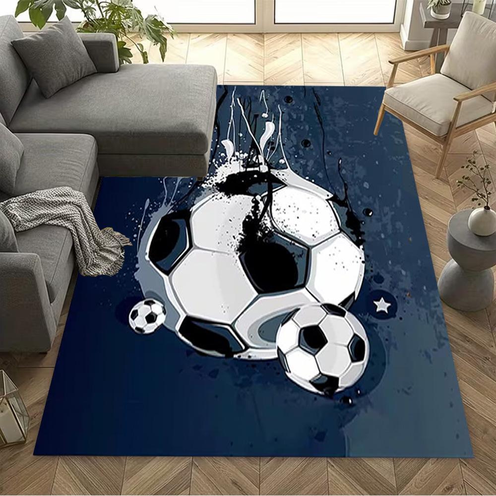 1pc Soccer Ball rug home carpet design for office decor gift living room bedroom