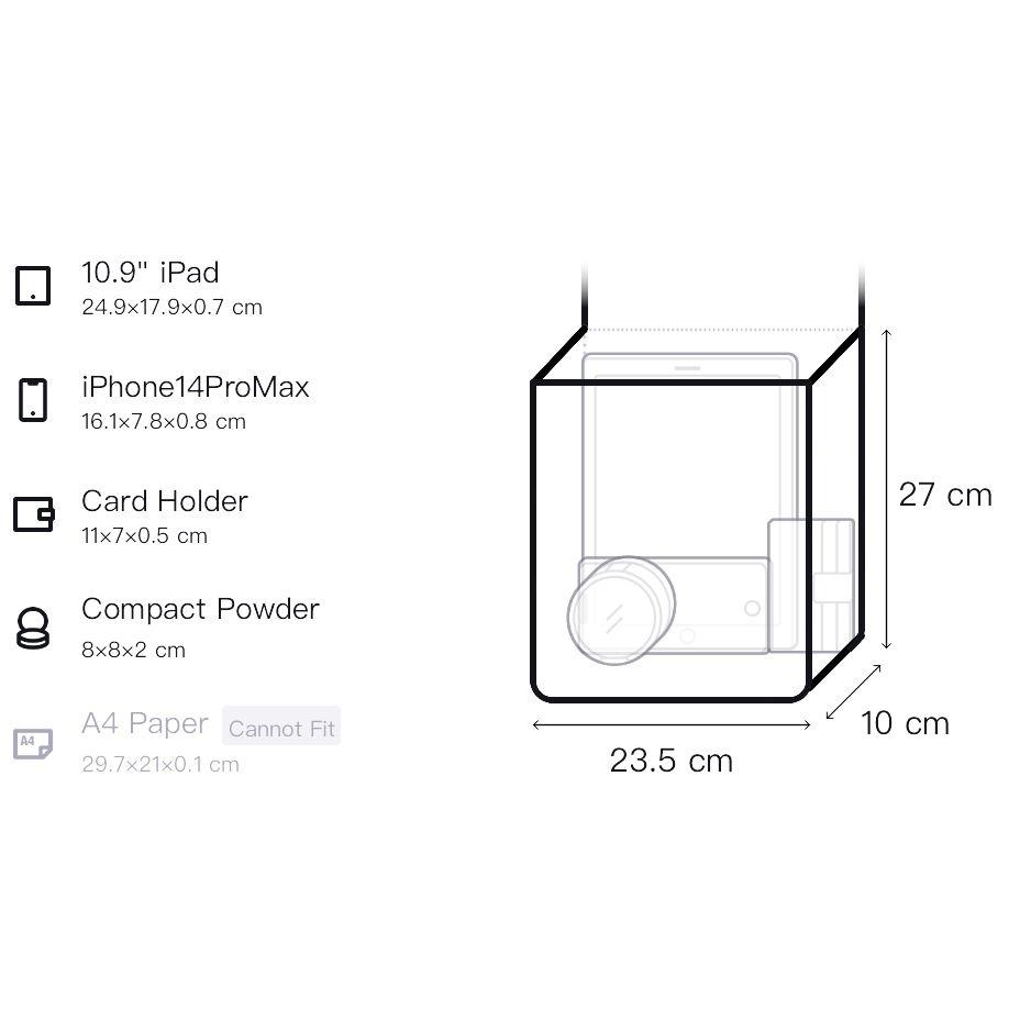 Emporio Armani Commuter Portable Zipper Closure Polyester Shoulder Crossbody Waist Bag Women bags Black 275670CC98078820