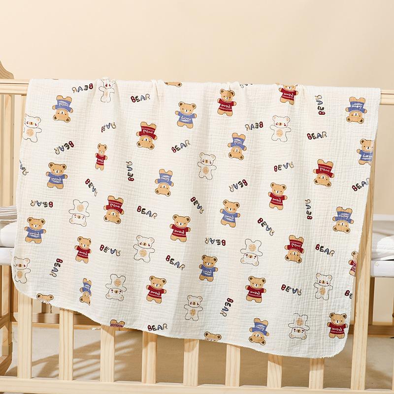 Baby Receive Blanket for Newborn Cotton Muslin Swaddle Blanket Bedding Infant Bath Towel Baby Items Mother Kids