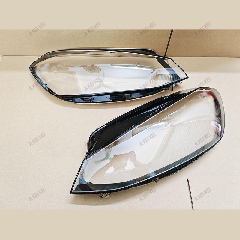 For Volkswagen VW Golf 7.5 2018   Car Front Headlamps Cover Shell Waterproof Clear Headlight Lens