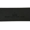 Great GUCCI belt Logo buckle with dark marks finish Silver leather mens 835193 Used