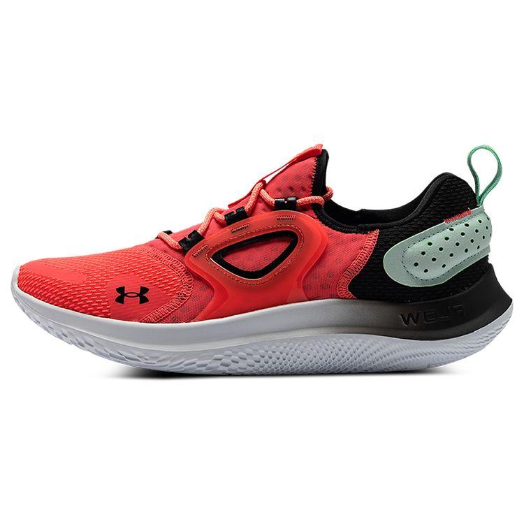 Under Armour Flow Velociti Wind Comfortable Fabric Low Top Casual Running Shoes Men Sneaker Black Red 3024197-600