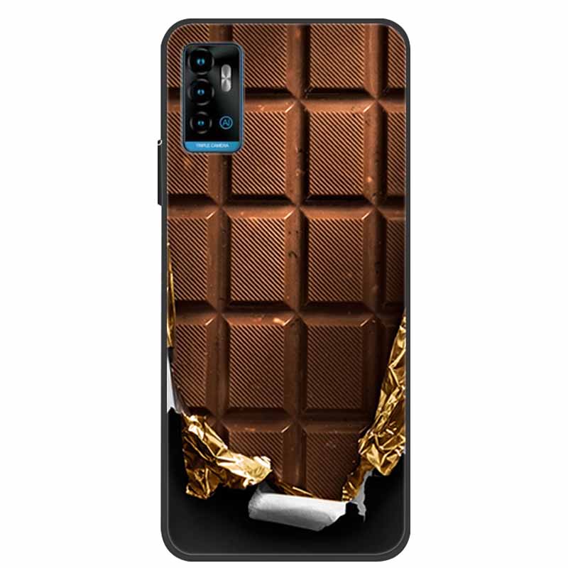 For ZTE Blade A71 Case Shockproof Soft silicone TPU Back Cover For ZTE BladeA71 Phone Cases for ZTE Blade A 71 2021 Cute Cartoon