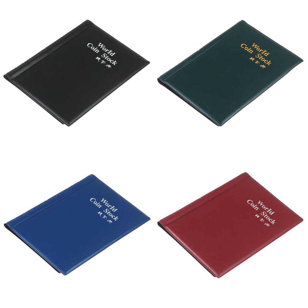 

Нова 4-кольорова колекційна книга, альбоми для монет, 10 сторінок, 120 кишень, російська передня обкладинка, грошовий тримач