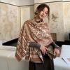 Women S Ethnic Style Faux Cashmere Scarf Warm Thick Travel Shawl