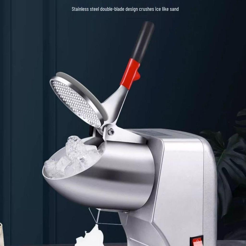 Compact Ice Crusher for Shaved Ice and Smoothies – Ideal for Street Vendors, Home Use, Milk Tea Shops, and Snow Ice Treats