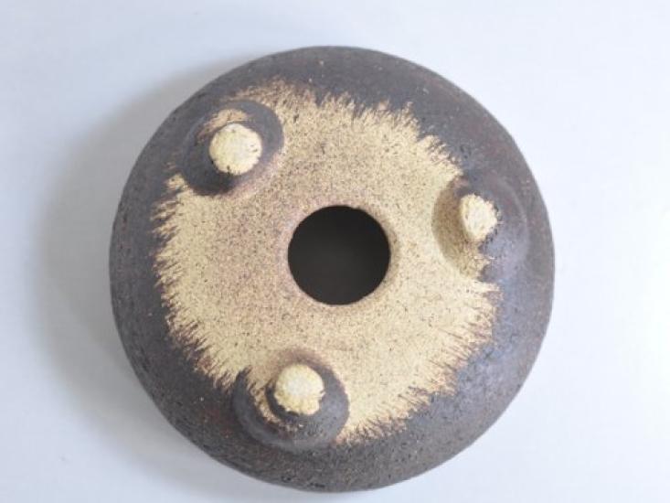 5 Ghivece Bonsai Ceramice pentru Fier cu Pietre și Include Repotarea 15cm Lățime x 6cm Înălțime Nu. Shigaraki-yaki Flori sălbatice, Pietre, Kit,