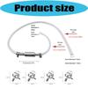 Brake Bleeder Hose One Way Check Valves Tube Bleeding Tool Kit for Car Motorcycle Oil Extraction Tube