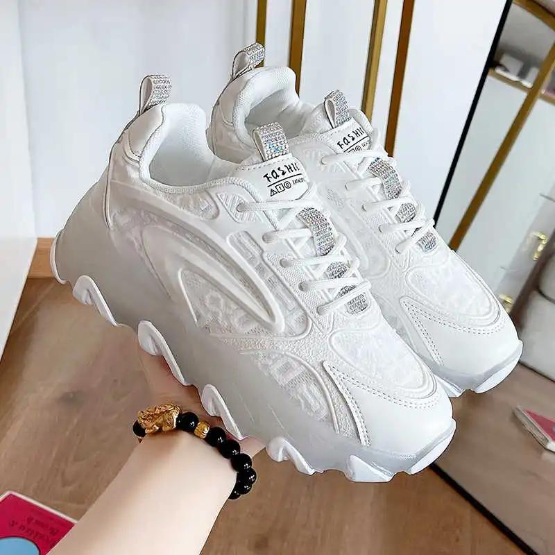Fashion Summer Lace-up Woman Breathable Shoes Casual Sneakers Sport Sports Exercises At Home Wholesale To Resell Super Sale Sho