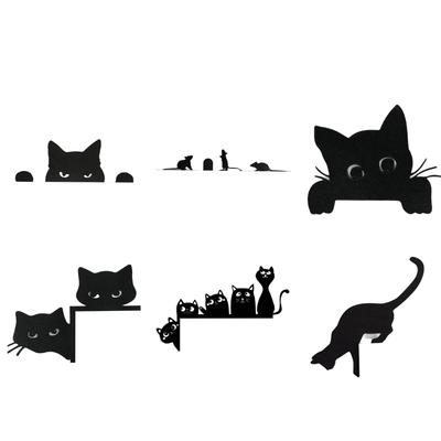 Encanto Elegante Metal Robusto Decoración de Esquina de Puerta para Gatos Adorno Colgante Único para Accesorio para el Hogar y Suministros de Oficina