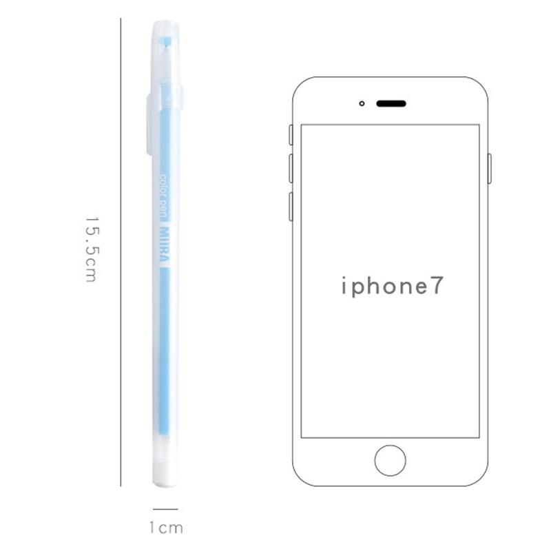 Farbgelstift-Set, Kawaii, ästhetisches Briefpapier, hübsches Briefpapier, Studententagebuch, Stift, Handbuch, Stift, Farbmarker, Schulbedarf