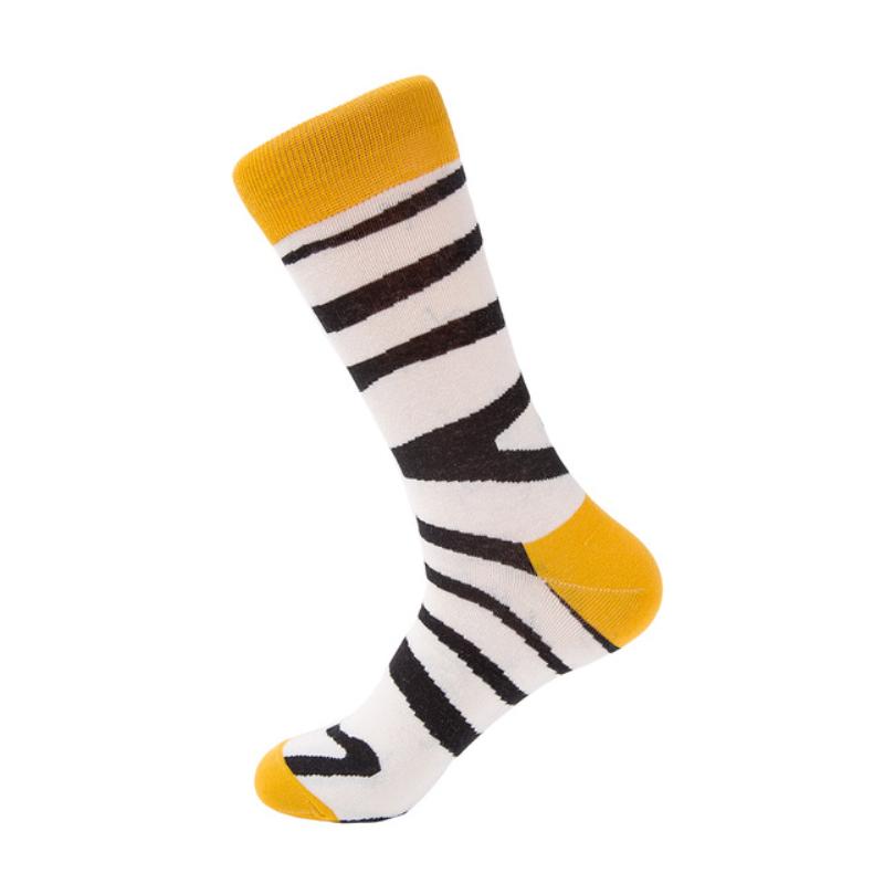 Men Socks Cotton Crew Socks Cartoon Animal Dog Pattern Socks Novelty For Christmas Gift