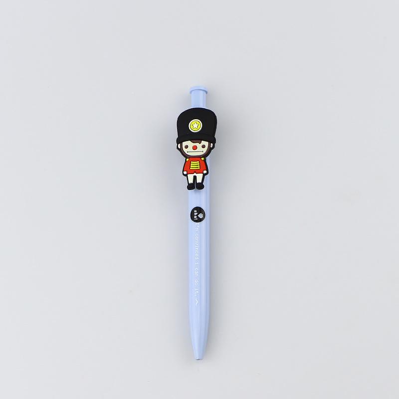 Cute Korean Soldier Gel Pen 0.5mm with Custom Logo