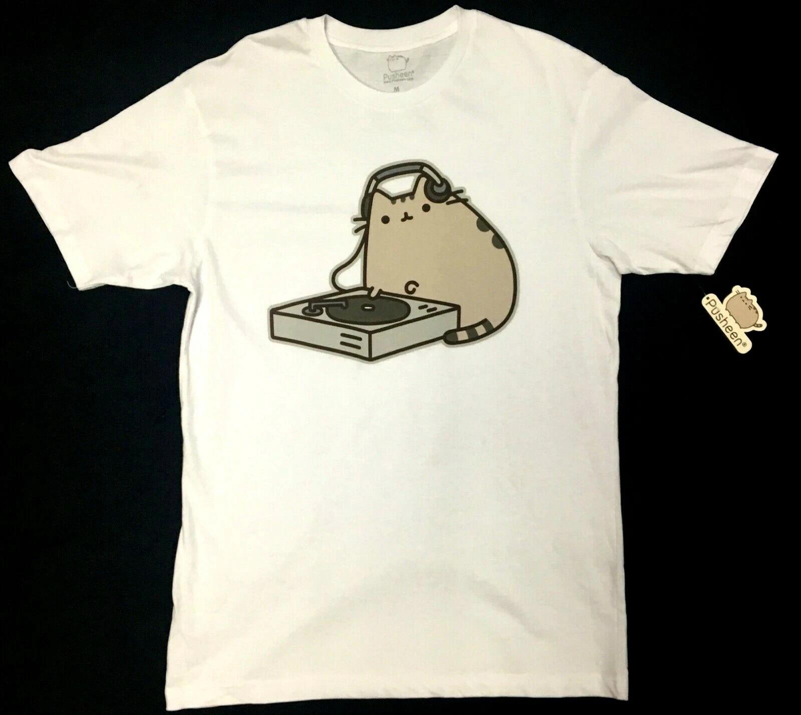Pusheen The Cat DJ PUSHEEN T-Shirt NWT Licensed & Official S-3XL 2XL