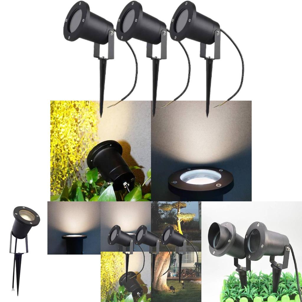 Premium Aluminum Waterproof Gu10 Garden Stake Light Ideal For Trees And Lawns