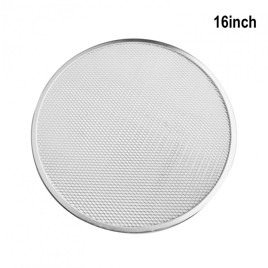 High Quality Aluminum Pizza Pan with Rolled Edge and Ventilation Design