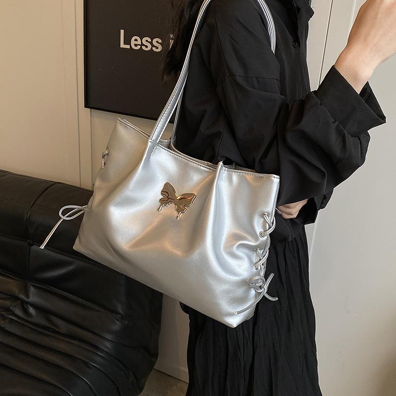 This Year's Popular High-end Textured Handbags, Spring 2025 New Versatile Casual Bags, Butterfly Tote Bags for Women