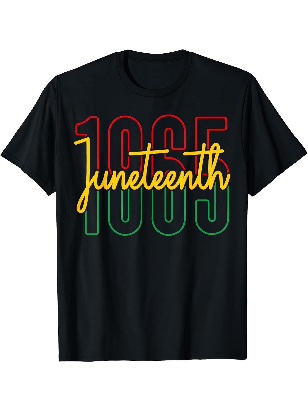 Juneteenth 1865 Black History Month Men s & Women s T-Shirt - 100% Cotton, Cre S