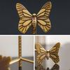 Vintage Design Gold Decorative Easel Butterfly-shaped Display Rack  Living Room Decor
