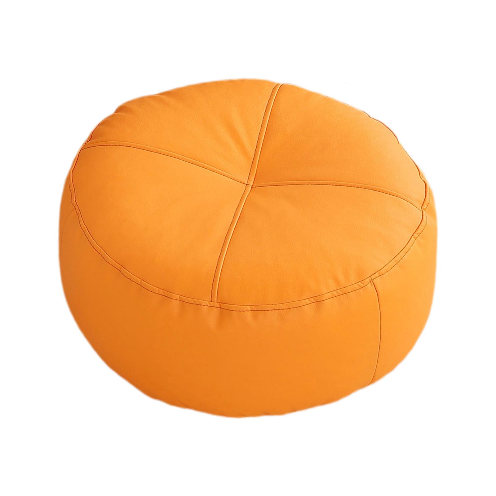 

Floor Cushion Round Decorative Meditation Cushion Floor Pillow Patio Cushion for Yoga Living Room Home Office Chair Kids Playing оранжевый