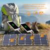 45W Portable Folding Solar Panel Cell Charger Dual USB IP65 Waterproof Mobile Power Supply