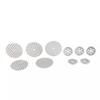 5 Sets Heat Protection Plate Shield Washer Attachment Repair Kit N90335004 fit for Universal Silver