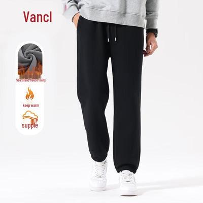 VANCL Men's Fleece-Lined Loose Fit Jogger Sweatpants